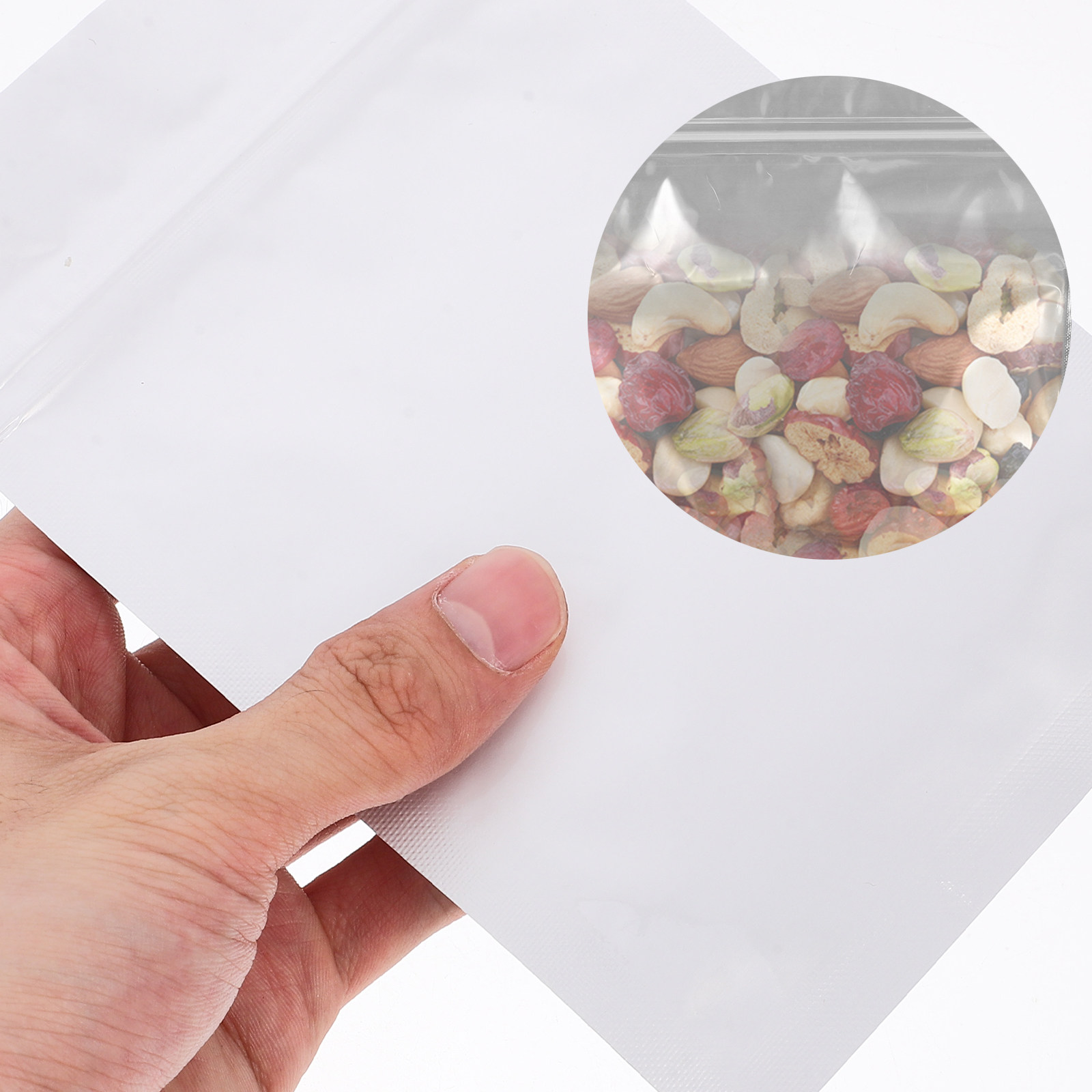 Snacks Food Usa - 50Pcs Airtight Resealable Bags Food Storage