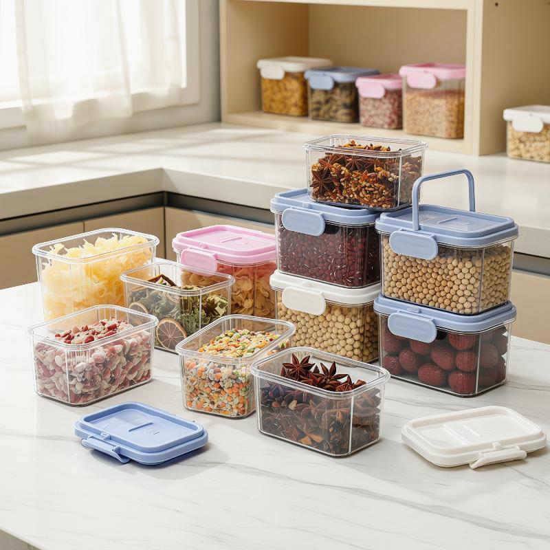 Food And Snacks For Picnic - Airtight Plastic Food Storage Containers With