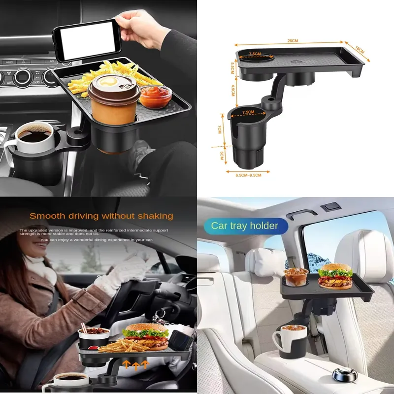 Snacks Food Usa - Car Cup Holder Expander Multi-Function Drink