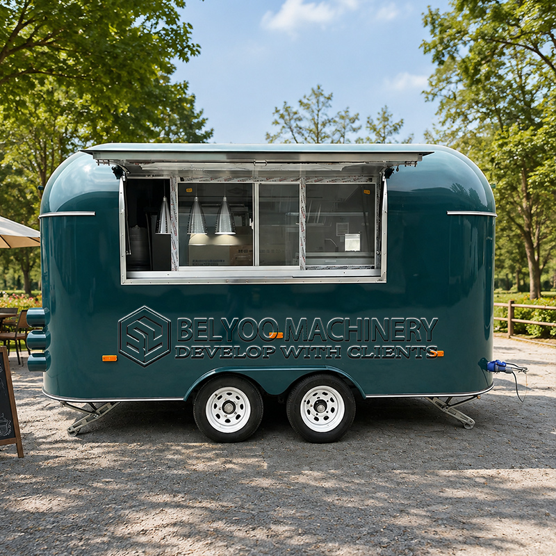 Snacks Food Usa - Belyoo Commercial Food Trailer Custom Mobile