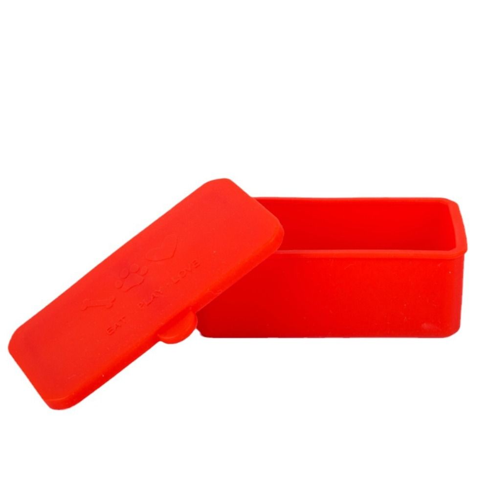 Food And Snacks For Picnic - 1/3pcs Silicone Food Distribution Box Red/Pink/Purple/Green/Orange/Blue