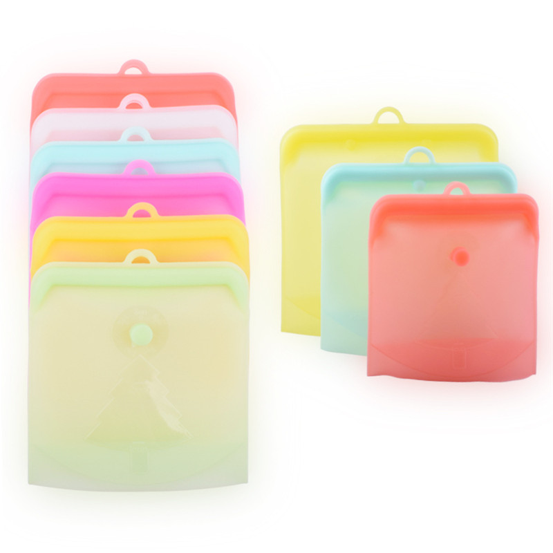 Zero Food Snacks - 50Pcs/lot 3 Size Silicone Food Bag