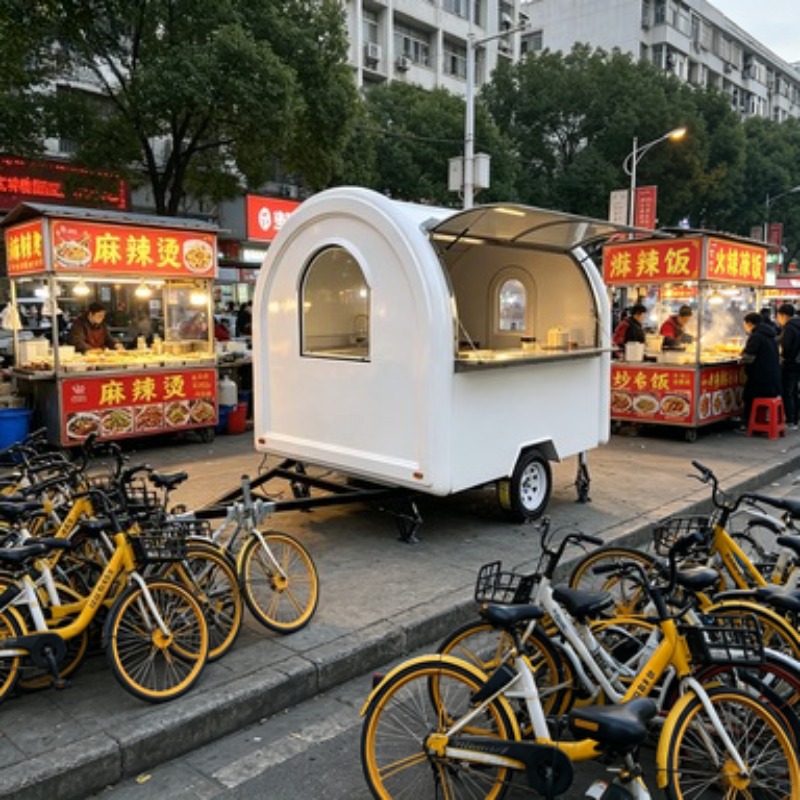Portable Food Cart Trailer Cof - Food Snacks That Start With A review and price