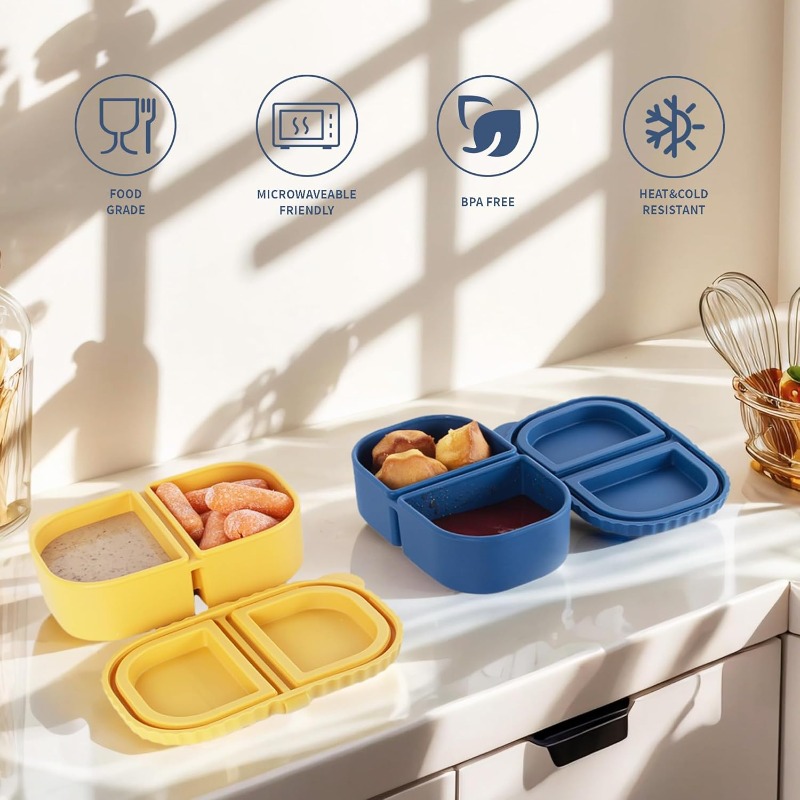 Reusable Silicone Snack Contai - Food And Snacks For Picnic review and price