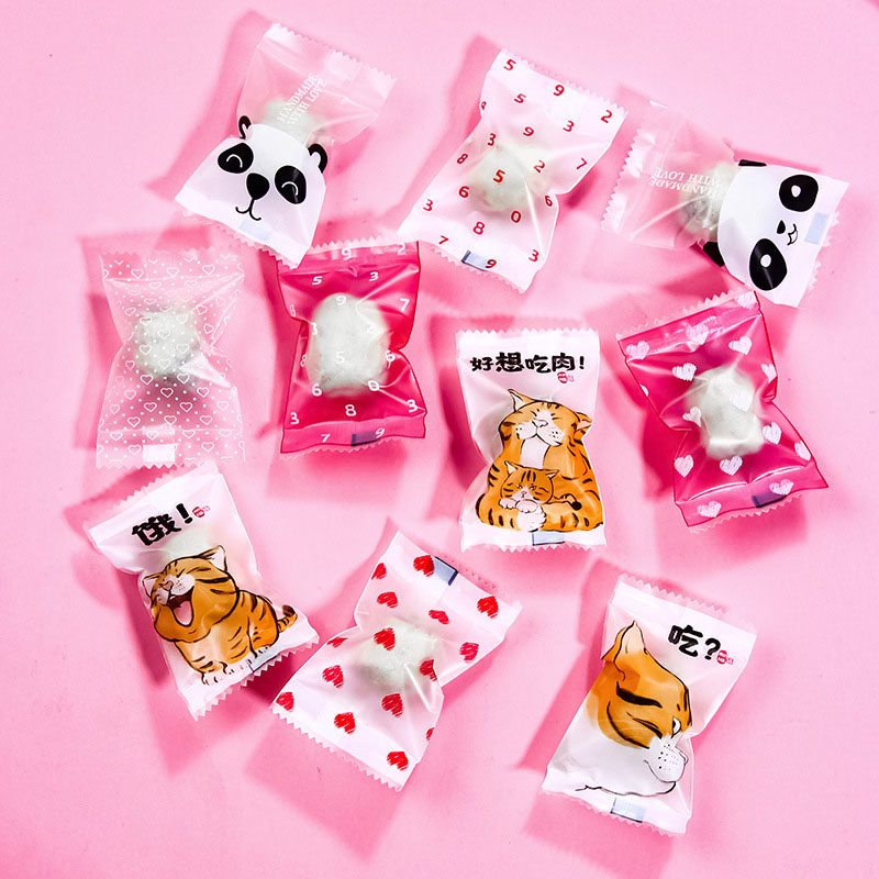 AQ 100pcs/lot Cartoon Cute Cat - Food Snacks For Baby Shower review and price