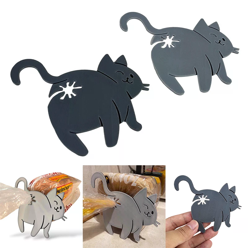 3D Cat Butt Bread Bag Clip Sna - Food Lovers Snacks review and price