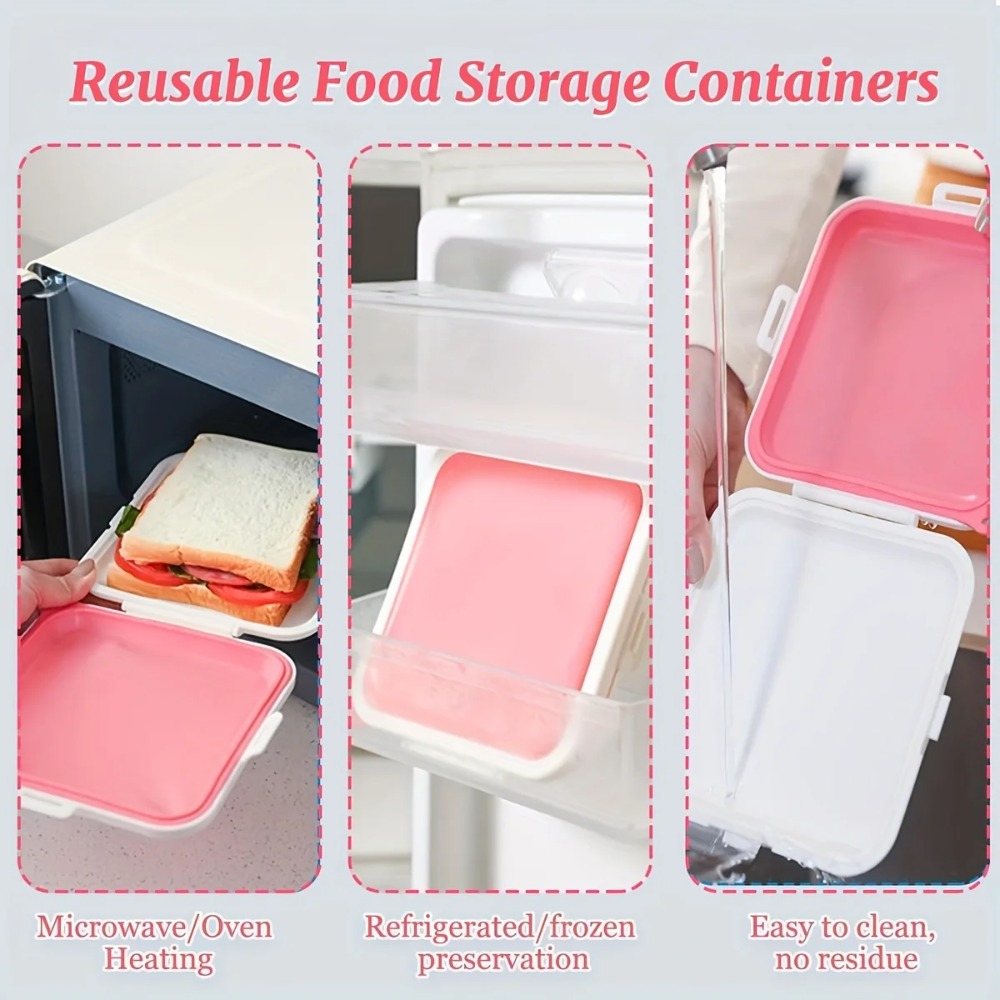 Silicone Sandwich Storage Box  - Food And Snacks For Picnic review and price