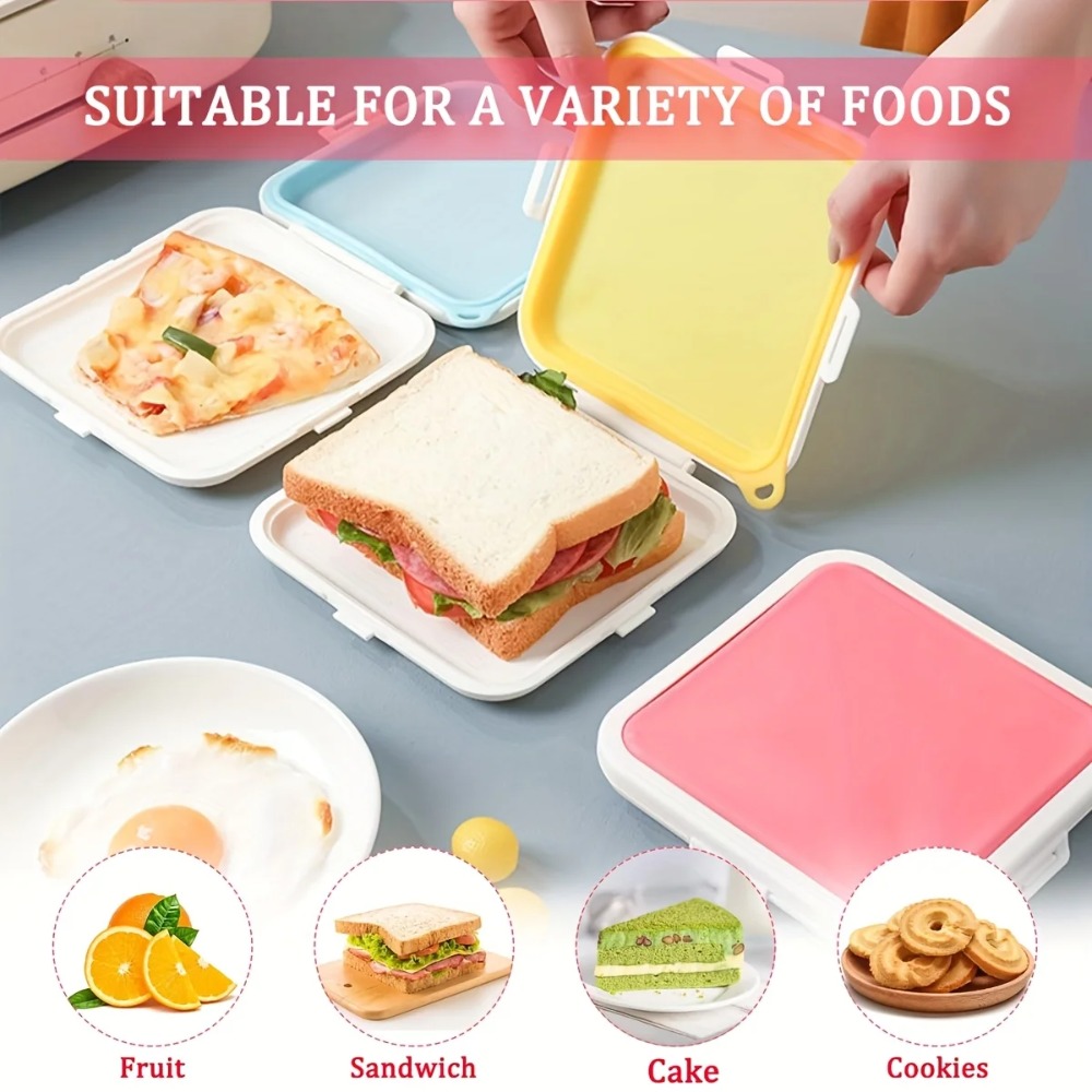 Silicone Sandwich Storage Box  - Food And Snacks For Picnic review and price
