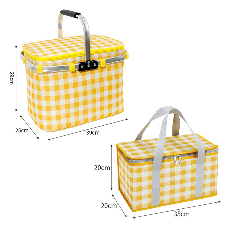 Retro Pastoral Lunch Bag Foldi - Food And Snacks For Picnic review and price