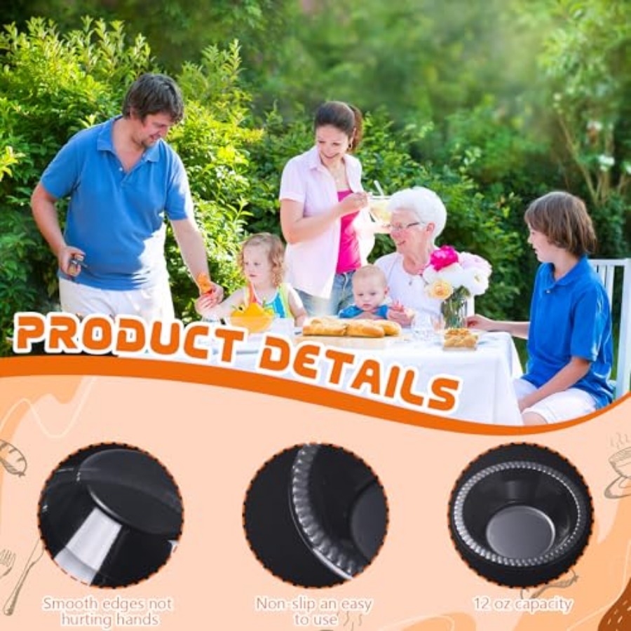 30 Pack 12 oz Disposable Plast - Food And Snacks For Picnic review and price