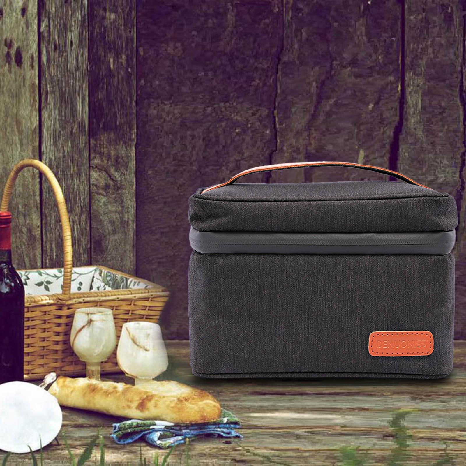 Insulated Lunch Bag Cooler Bag - Food And Snacks For Picnic review and price